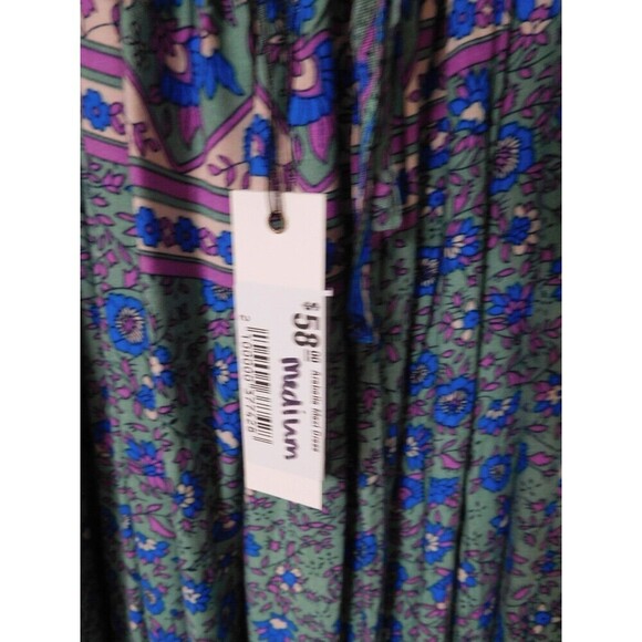 Darling NWT~Dress Day Open Back Floral Print Maxi Dress Size Medium - Picture 10 of 11